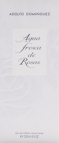 Adolfo Dominguez Agua Rosas - Agua de tocador vaporizador, 120 ml