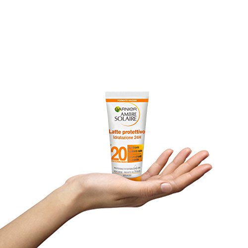 Ambre Solaire Solar Milk Face And Body SPF 20 Promedio de protección 50 ml