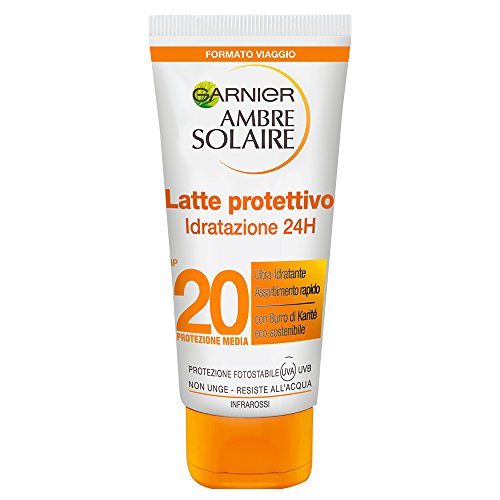 Ambre Solaire Solar Milk Face And Body SPF 20 Promedio de protección 50 ml