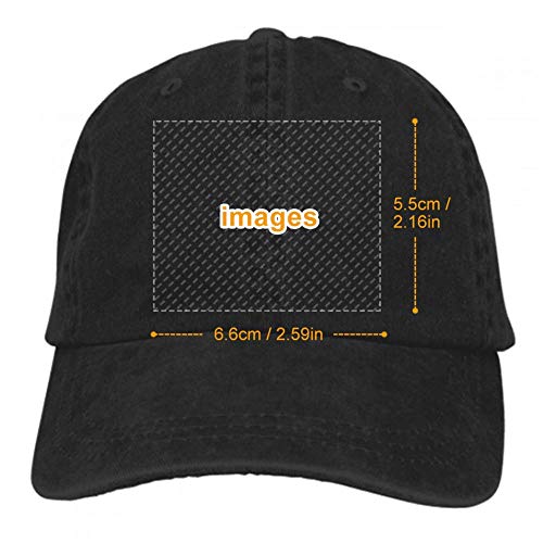 ANIDOG Decorativo Todo lo Que Necesito es café y rímel Gorras de béisbol clásicas Sombreros de Vaquero Adultos Unisex