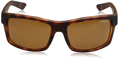 Arnette 4216 - Gafas de sol, Hombre, Marrón (FUZZY DARK HAVANA)