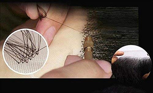 Barba de pelo haosshop, hecha a mano, para hombres, para disfraces y fiesta de Halloween