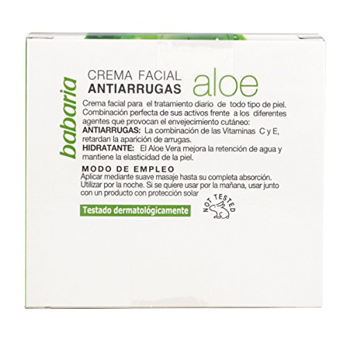 Barbaria - Aloe Vera Antiarrugas - Crema Facial - 50 ml (8410412026239)
