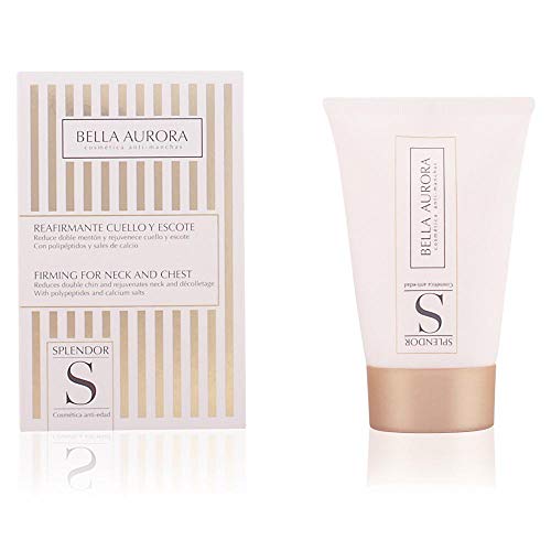 Bella Aurora Splendor Crema Facial Reafirmante Cuello y Escote Hidratante para Mujer Anti-Edad Tratamiento Anti-Arrugas para la Cara Sin Parabenos Día y Noche, 50 ml