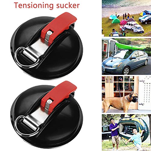 BESLIME Ventosa Gancho en S - Ventosa para Coche con S Gancho,Ventosa Multifunción, Ventosa del Coche, Abrazadera De Coche Tipo De Ventosa,2pcs