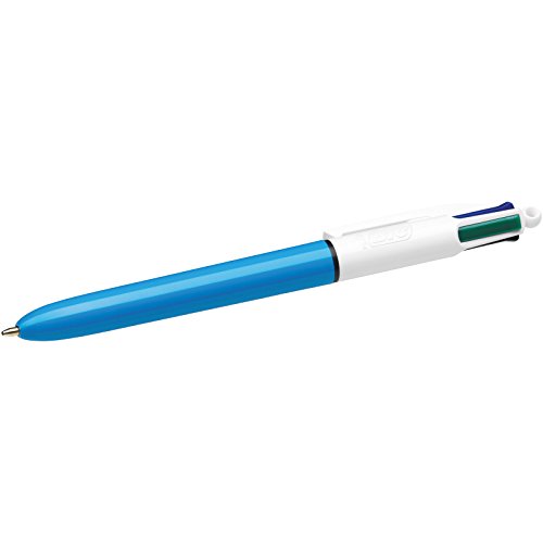 BIC 4 colores Original bolígrafos Retráctiles punta media (1,0 mm) - Blíster de 2+1