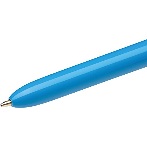 BIC 4 colores Original bolígrafos Retráctiles punta media (1,0 mm) - Blíster de 2+1