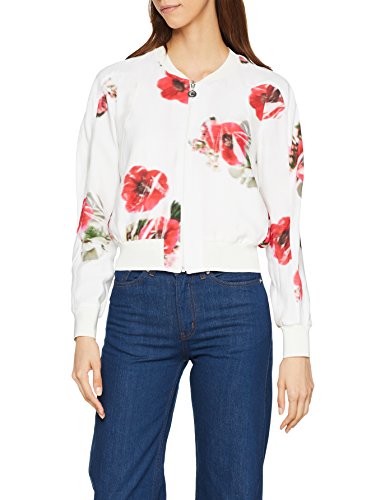 Cacharel 18efp Chaqueta Bomber, Rojo (Kiss), Medium (Talla del Fabricante: 38) para Mujer