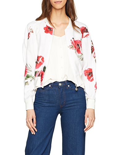 Cacharel 18efp Chaqueta Bomber, Rojo (Kiss), Medium (Talla del Fabricante: 38) para Mujer