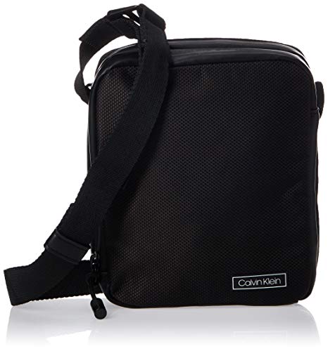 Calvin Klein - Revealed 2g Mini Reporter, Organizadores de bolsos Hombre, Negro (Black), 0.1x0.1x0.1 cm (W x H L)