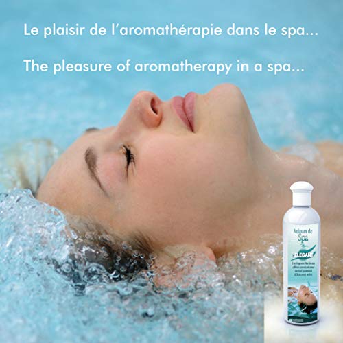Camylle – Velours de Spa Fleur D'Oranger – Fragrances à base d'Huiles Essentielles 100% Pures et Naturelles Pour Spa ou Jacuzzi – Déstressant aux arômes suave et Captivants – 250 ml