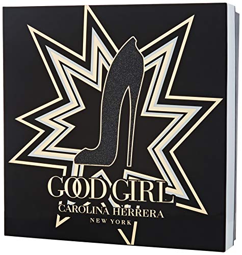 CAROLINA HERRERA GOODGIRL Eau DE Parfum 80ML VAPORIZADOR + LOCION Corporal PERFUMADA 100ML + Miniatura 1UN. Unisex Adulto, Negro, Único