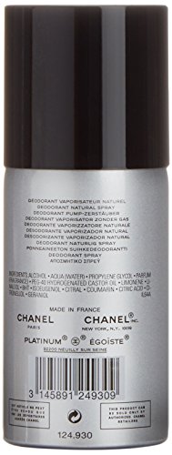 Chanel Égoïste Deo Vapo 100 Ml 1 Unidad 100 g