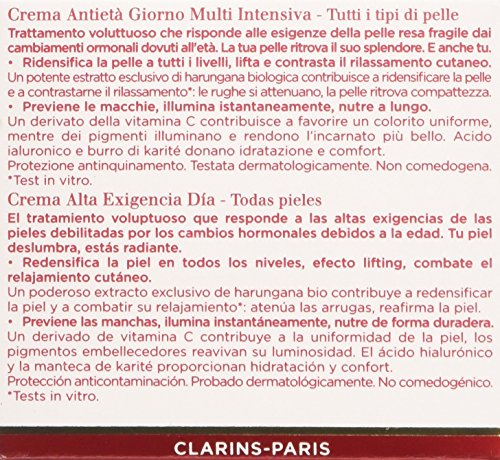 Clarins - Crema Alta Exigencia día - Todas pieles - 50 ml