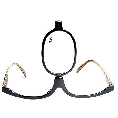 EgBert Gafas De Maquillaje Giratorias Lupas Gafas Cosméticas Kit De Herramientas Para Anteojos - 3.0