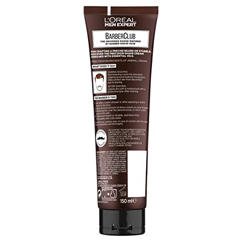 Gel limpiador 3 en 1 L'Oreal Men Expert, Barber Club, para barba, pelo y cara