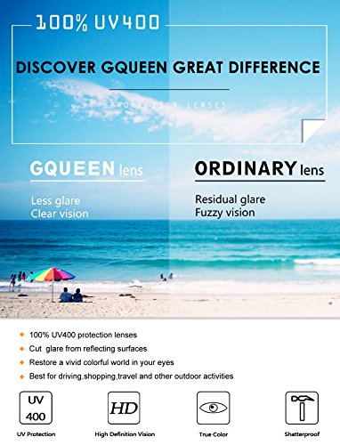GQUEEN Gafas Vintage Clout Lentes de sol tipo ojo de gato Estilo a la moda y con protección UV lentes tipo Kurt Cobain,GQS8