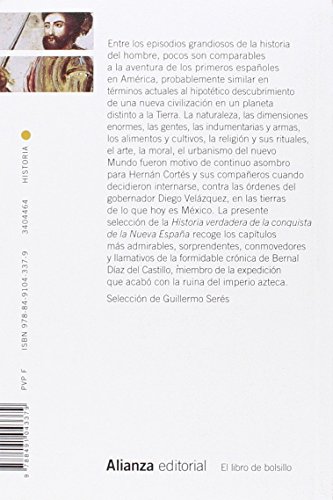 Historia verdadera de la conquista de la Nueva España [Antología] (El libro de bolsillo - Historia)