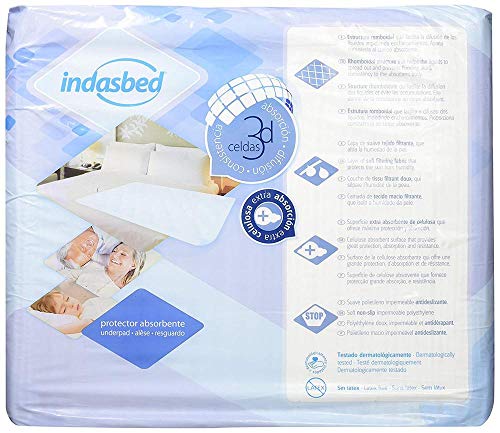 Indasbed Protector Cama, 60 x 90 cm - 20 Protectores