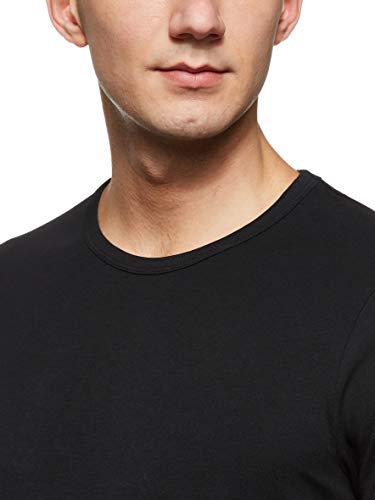 Jack & Jones Storm Sweat - Camiseta de manga larga con cuello redondo para hombre, Black C N 010, 52