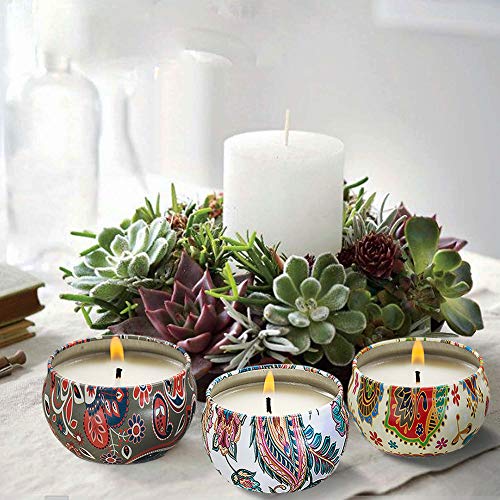 JAMITE Velas De Aromaterapia,Set De Regalo De 8 Velas Perfumadas,Cera De Soja Natural,Aromaterapia Decoración De Relajación Fiesta Boda Baño Yoga Cumpleaños Navidad Regalo De San Valentín