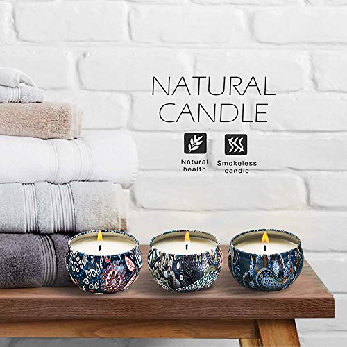 JAMITE Velas De Aromaterapia,Set De Regalo De 8 Velas Perfumadas,Cera De Soja Natural,Aromaterapia Decoración De Relajación Fiesta Boda Baño Yoga Cumpleaños Navidad Regalo De San Valentín