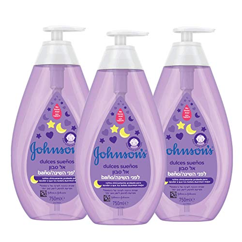 JOHNSON´S gel de baño dulces sueños dosificador - 3 x 750 ml