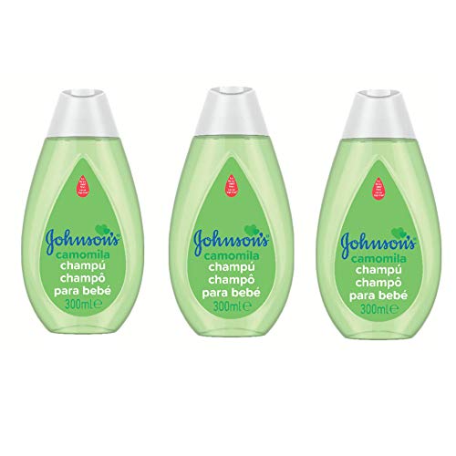 Johnson's Baby Champú Camomila, ideal para toda la familia - 3 x 300 ml