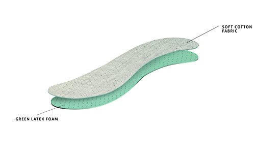 Kaps Plantillas Suaves de Látex: plantillas antibacterianas para zapatos que hacen que los pies se sientan frescos, 39 EUR