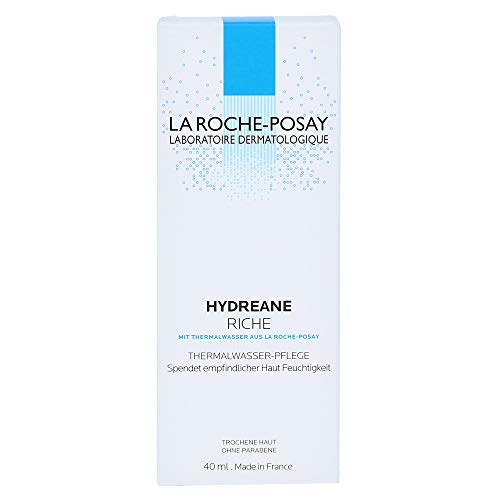 La Roche Posay 897-10772 Hydreane Rich - Crema hidratante para piel sensible, 40ml