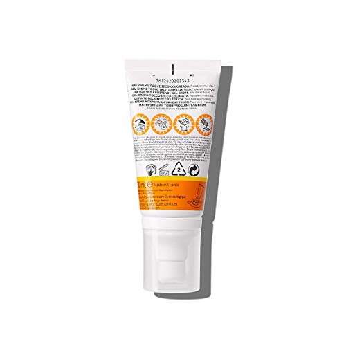 La Roche Posay Anthelios XL Gel Crema Antibrillos Tacto Seco Con Color SPF50+, 50ml