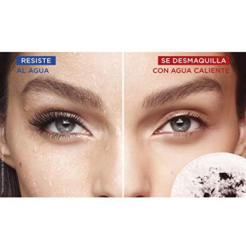 L'Oréal Paris Unlimited Máscara de Pestañas Waterproof Longitud y Curvatura Resistente al Agua Negra