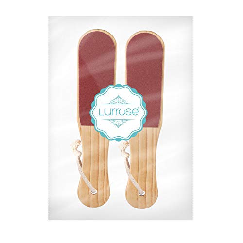 Lurrose 2 piezas Exfoliante de doble cara para pies de exfoliación de pies de pedicura para la piel muerta
