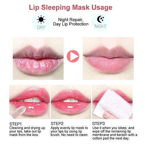 Mascarilla Labial, Mascarilla Hidratante, Caléndula Cereza Mascarilla Nutritiva Mascarilla Reparadora Hidratante Antiarrugas 10g