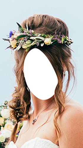 Montaje de fotos de peinado nupcial