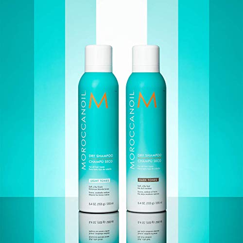 Moroccanoil- Champú seco tonos claros para todo tipo de cabellos, 205 ml