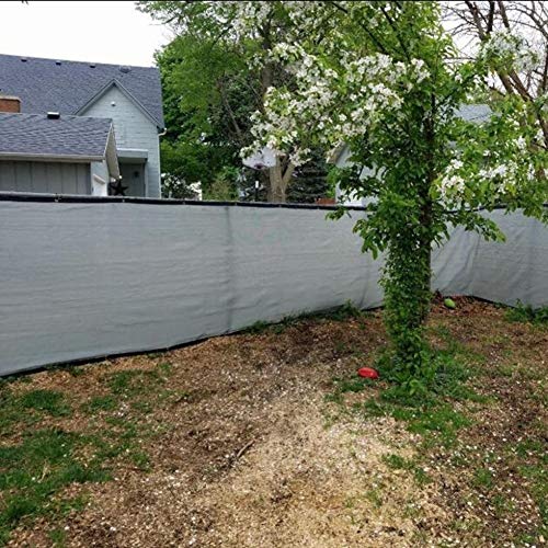 N / A LIANGJUN Malla Sombra De Red, Protección De La Privacidad Dividir 85% De Bloqueo Valla De Decoración Al Aire Libre Oficina Cafetería con Ojal Personalizable (Color : Gray, Size : 1.2x6m)