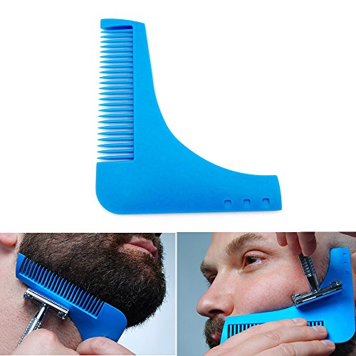 outletissimo peine de precisión Ajuste Modella Barba Bigote basette pizzetto Hombre Moda Fashion New Novita