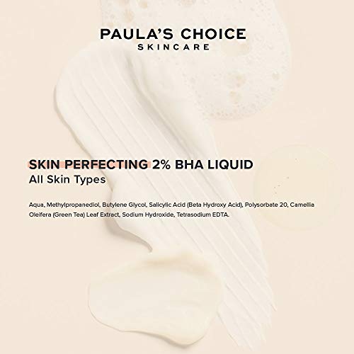 Paula's Choice Skin Perfecting 2% BHA Exfoliante Liquido - Peeling Facial Combate los Puntos Negros, Poros Dilatados y Acne - con Ácido Salicílico - Piel Mixta a Grasa - 30 ml