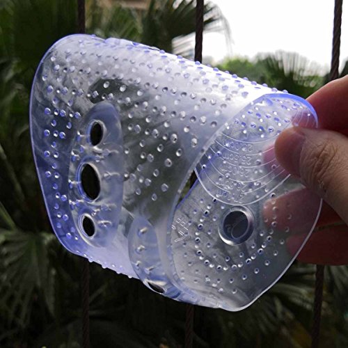 Plantillas de gel Transparente magnética ortopédico Plantillas desodorierende Breathable sweatpr impermeable (Hombres (39-45))