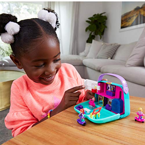 Polly Pocket Cofre Bolso Shopping, Muñeca con Accesorios (Mattel GCJ86) , color/modelo surtido