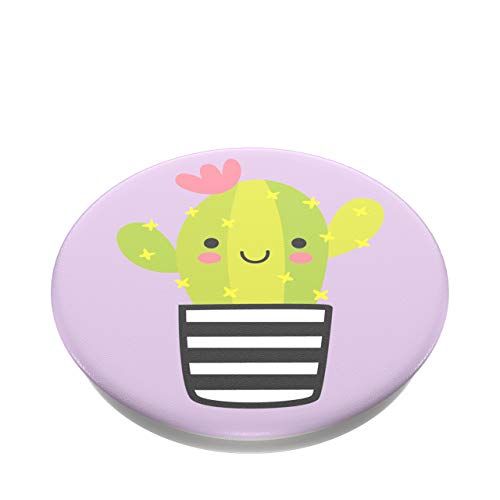 PopSockets PopGrip - Soporte y Agarre para Teléfonos Móviles y Tabletas con un Top Intercambiable - Cactus PAL