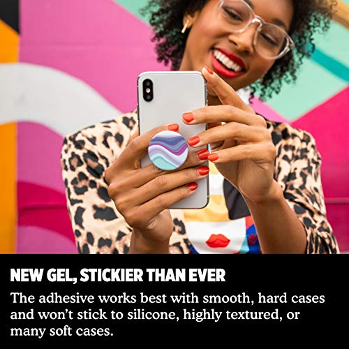 PopSockets PopGrip - Soporte y Agarre para Teléfonos Móviles y Tabletas con un Top Intercambiable - Metamorphic