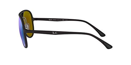 Ray-Ban 0RB4320CH Gafas de sol, Matte Black, 57 Unisex