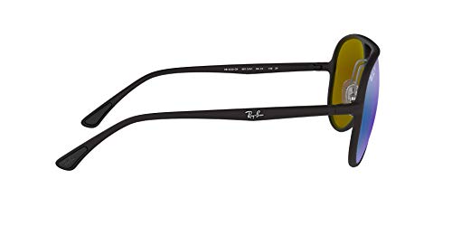 Ray-Ban 0RB4320CH Gafas de sol, Matte Black, 57 Unisex