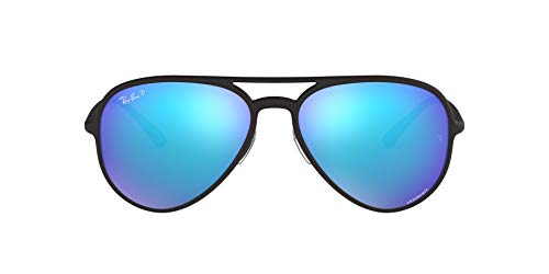 Ray-Ban 0RB4320CH Gafas de sol, Matte Black, 57 Unisex