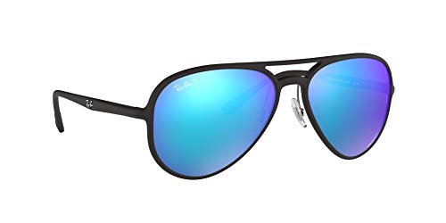 Ray-Ban 0RB4320CH Gafas de sol, Matte Black, 57 Unisex