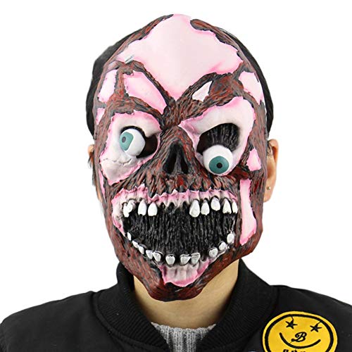 Rcsinway Tocados de Halloween Christmas Room Escape de casa embrujada de Halloween apoyos máscara Fantasma terrorista (Color : Multi-Colored)