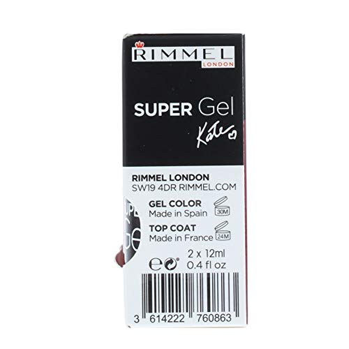 Rimmel Super Gel – Gel Color & Top Coat 2 X 12 ml – 042 Rock N Rol