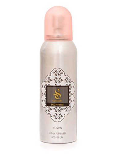 SANGADO Oro Puro Perfume Desodorante en Spray Concentrado, Duradero, Libre de Aluminio, Sin Gas, Olor Lujoso, Esencias Francesas, Olor Floral y Frutal con Sensación Seductora, Sensual y Elegante 150ml